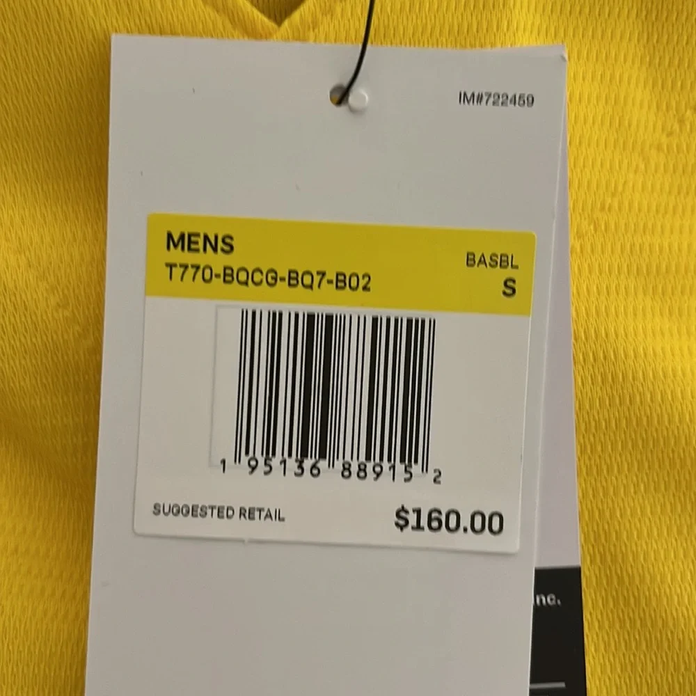 New w/ tags - Boston Red Sox Xander Nike City Connect Player Jersey Yellow - Picture 5 of 6